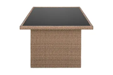 Bord James 85x145 cm - Sand/Glass - Hagemøbler & utemiljø - Hagebord - Spisebord ute