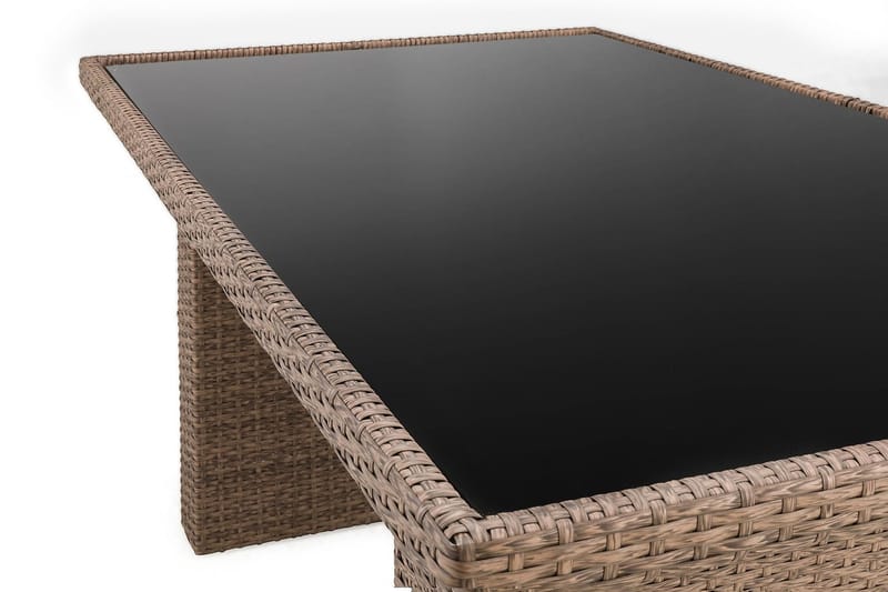 Bord James 85x145 cm - Sand|Glass - Spisebord ute