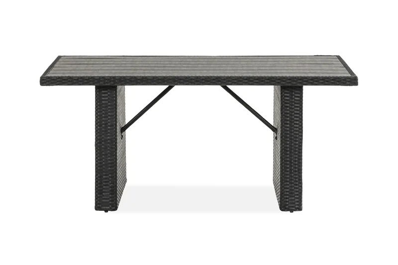 Bord James - Aintwood/Svart - Hagemøbler & utemiljø - Hagebord - Spisebord ute