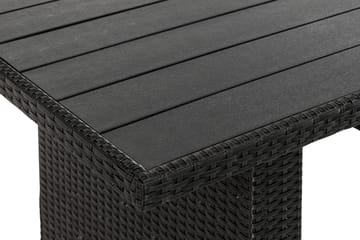 Bord James - Aintwood/Svart - Hagemøbler & utemiljø - Hagebord - Spisebord ute