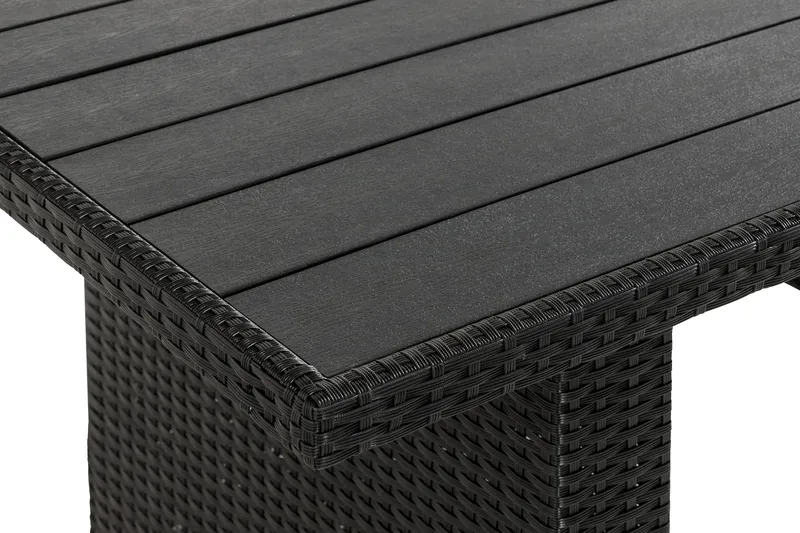 Bord James - Aintwood/Svart - Hagemøbler & utemiljø - Hagebord - Spisebord ute