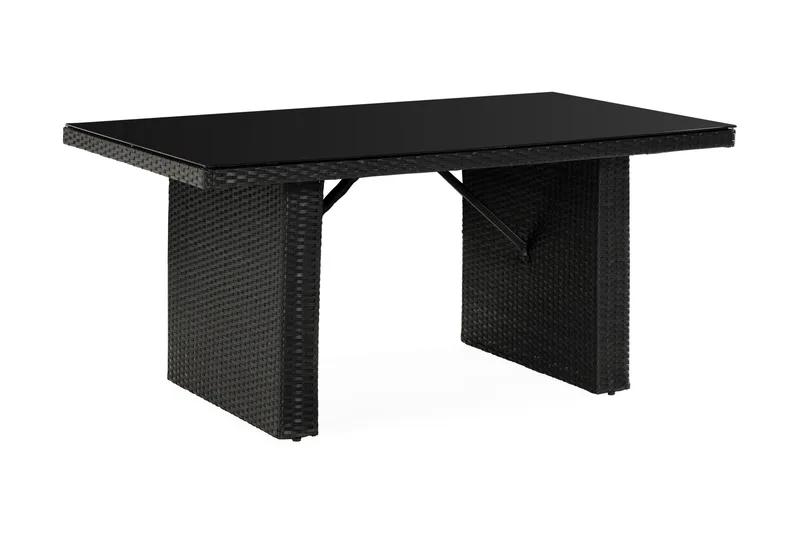 Bord James, Glass/Svart