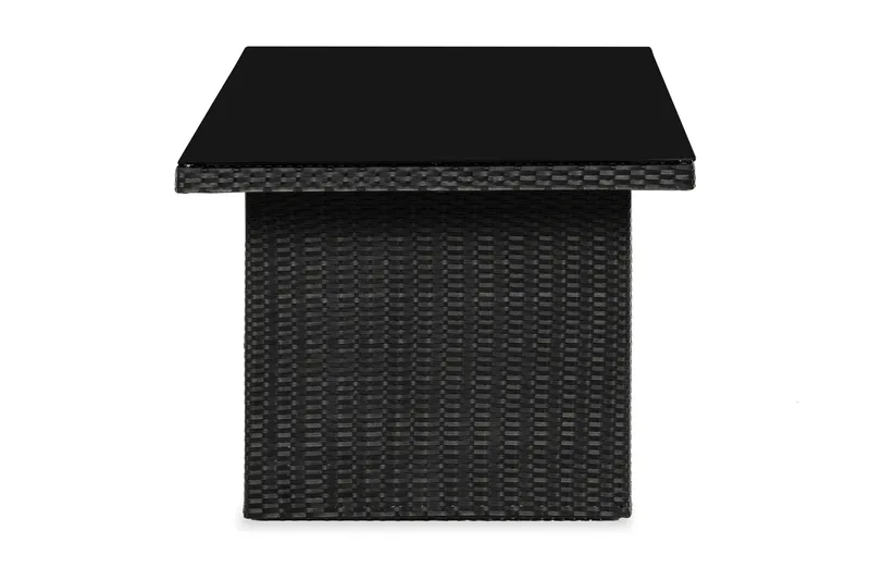 Bord James - Glass/Svart - Hagemøbler & utemiljø - Hagebord - Spisebord ute