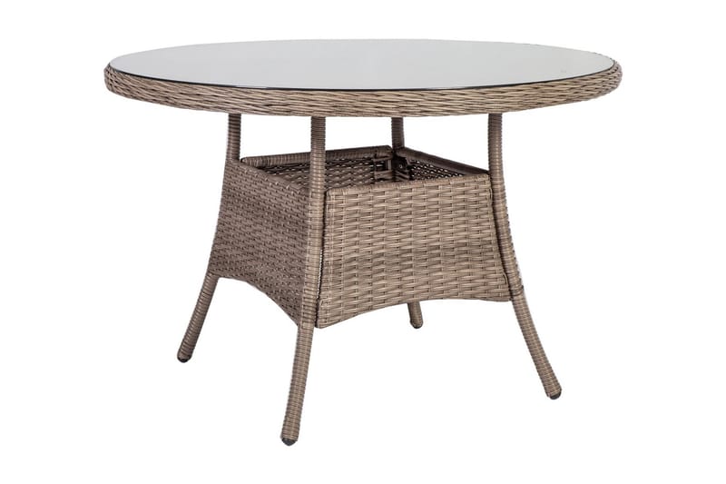 Bord TOSCANA D110xH73cm gråbeige - Spisebord ute