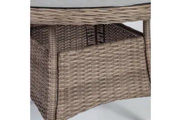 Bord TOSCANA D110xH73cm gråbeige - Hagemøbler & utemiljø - Hagebord - Spisebord ute