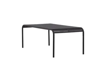 Borneo Spisebord 200 cm - Svart - Hagemøbler & utemiljø - Hagebord - Spisebord ute