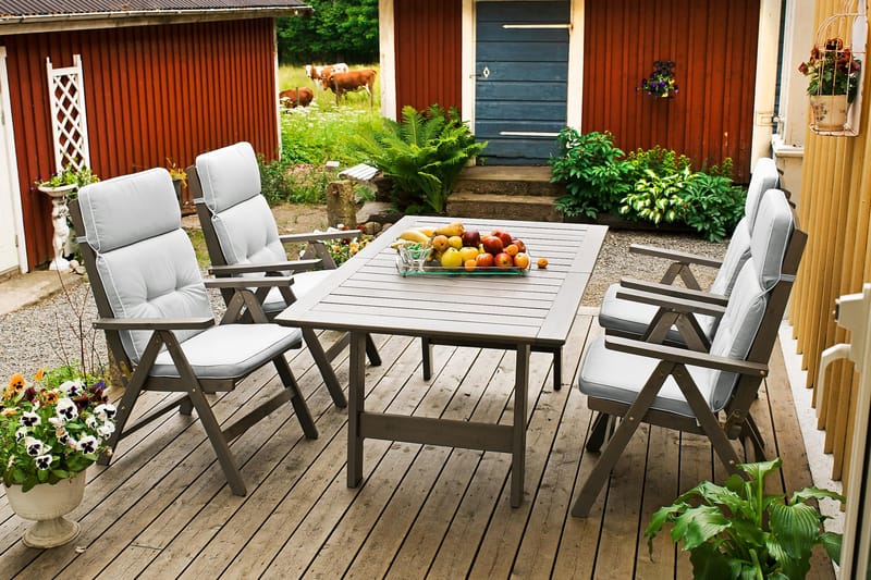 CECILIA BORD 100X165(225/285)CM GRÅ - Hagemøbler & utemiljø - Hagebord - Spisebord ute