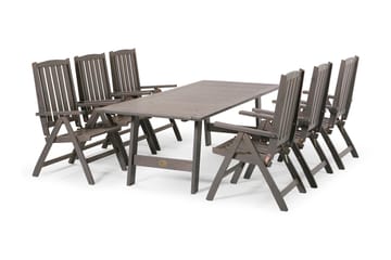 CECILIA BORD 100X165(225/285)CM GRÅ - Hagemøbler & utemiljø - Hagebord - Spisebord ute