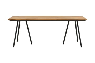 Chan Spisebord 200 cm - Svart/Brun - Hagemøbler & utemiljø - Hagebord - Spisebord ute