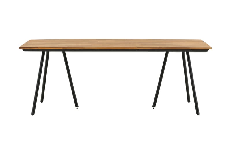 Chan Spisebord 200 cm - Svart/Brun - Hagemøbler & utemiljø - Hagebord - Spisebord ute