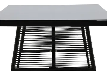 Dallas Spisebord 193 cm - Svart - Hagemøbler & utemiljø - Hagebord - Spisebord ute