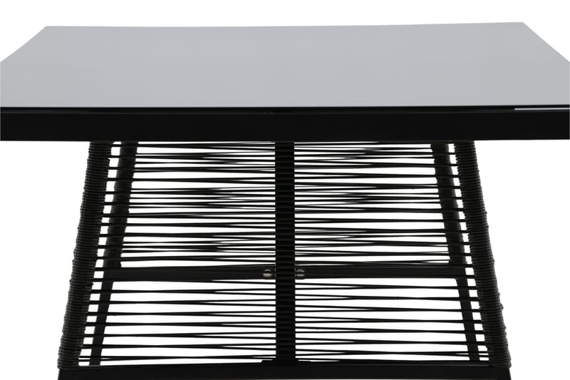 Dallas Spisebord 193 cm - Svart - Hagemøbler & utemiljø - Hagebord - Spisebord ute