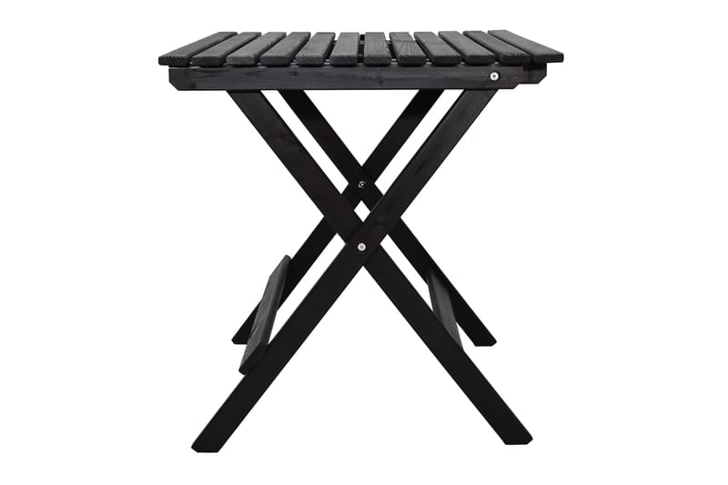 Edilma Klaffebord 65 cm - Kaffesvart - Hagemøbler & utemiljø - Hagebord - Spisebord ute