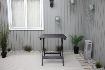 Edilma Klaffebord 65 cm - Kaffesvart - Hagemøbler & utemiljø - Hagebord - Spisebord ute