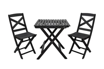 Edilma Klaffebord 65 cm - Kaffesvart - Hagemøbler & utemiljø - Hagebord - Spisebord ute