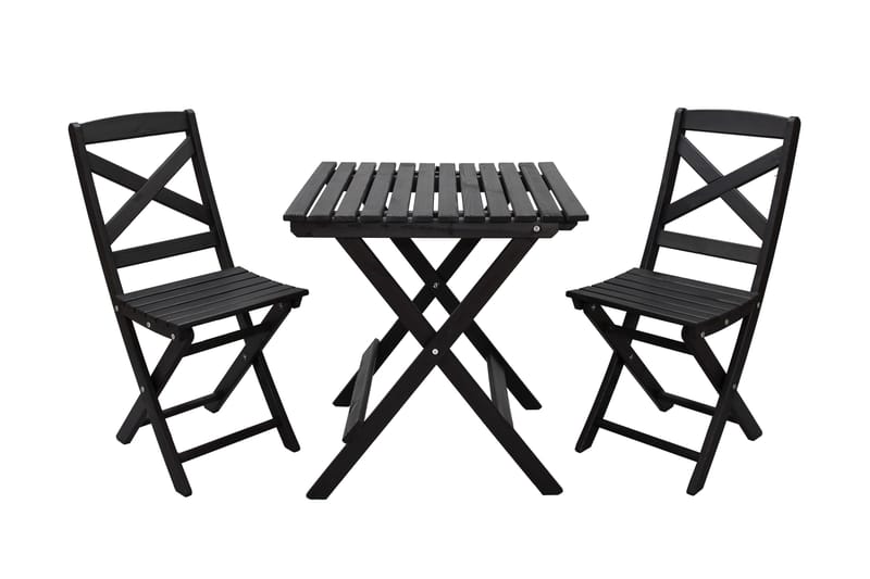 Edilma Klaffebord 65 cm - Kaffesvart - Hagemøbler & utemiljø - Hagebord - Spisebord ute