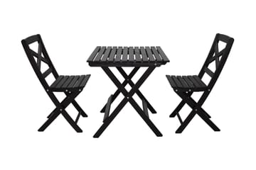 Edilma Klaffebord 65 cm - Kaffesvart - Hagemøbler & utemiljø - Hagebord - Spisebord ute