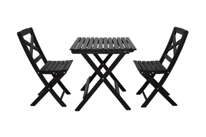 Edilma Klaffebord 65 cm - Kaffesvart - Hagemøbler & utemiljø - Hagebord - Spisebord ute