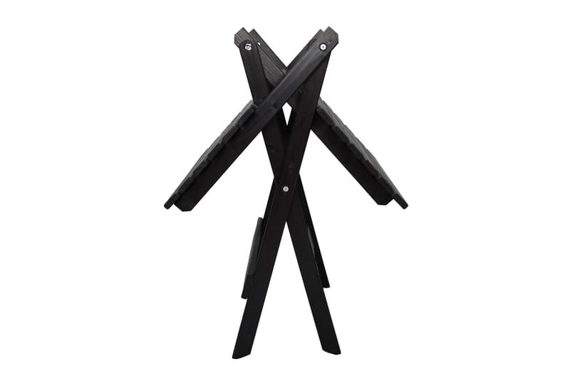 Edilma Klaffebord 65 cm - Kaffesvart - Hagemøbler & utemiljø - Hagebord - Spisebord ute