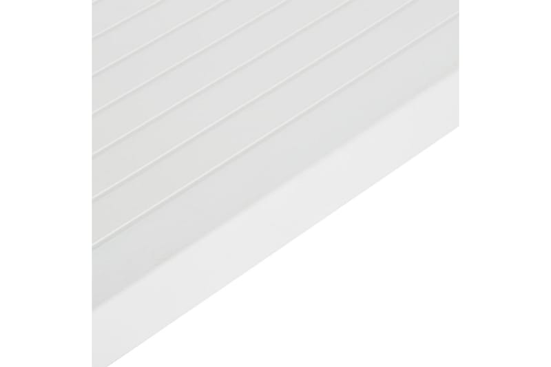 Hagebord 150x90x72 cm PP hvit - Hvit - Spisebord ute