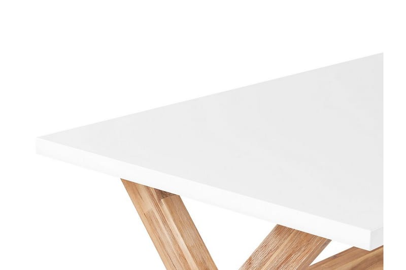 Hagebord 200 x 100 cm Hvit OLBIA - Hvit - Hagemøbler & utemiljø - Hagebord - Spisebord ute