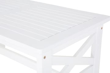 Hagebord Baltic 100 cm - Hvit - Hagemøbler & utemiljø - Hagebord - Spisebord ute