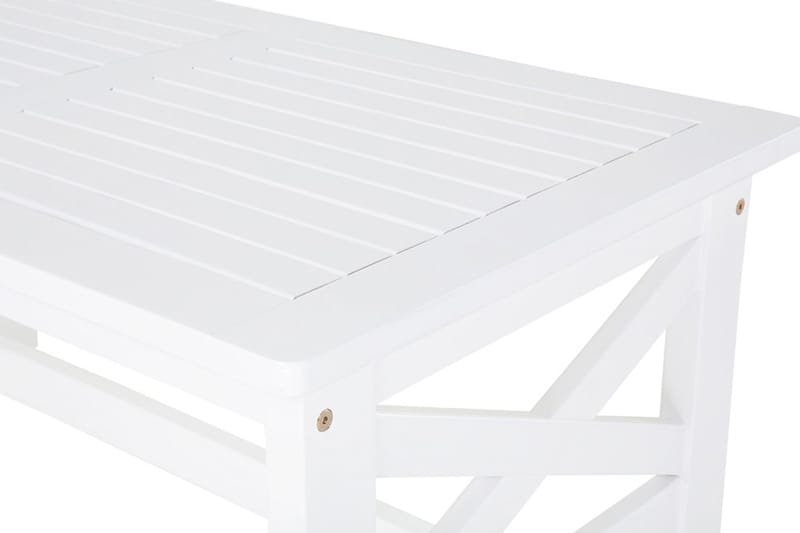 Hagebord Baltic 100 cm - Hvit - Hagemøbler & utemiljø - Hagebord - Spisebord ute
