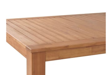 Hagebord Eucalyptus 190 x 105 cm MONSANO - Tre / Natur - Hagemøbler & utemiljø - Hagebord - Spisebord ute