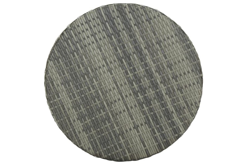 Hagebord grå 60,5x106 cm polyrotting - Grå - Spisebord ute