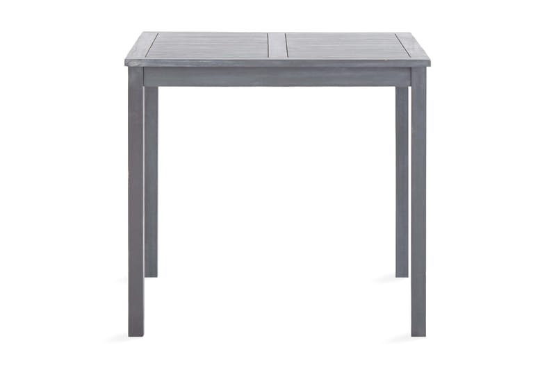 Hagebord grå 80x80x74 cm heltre akasie -   - Spisebord ute