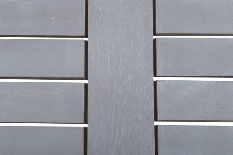 Hagebord grå 80x80x74 cm heltre akasie -   - Spisebord ute