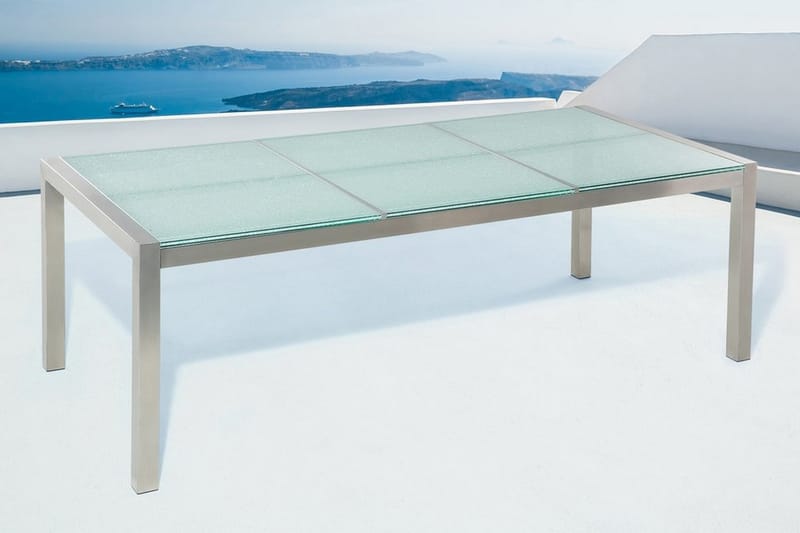 Hagebord Grosseto 220 cm - Transparent - Spisebord ute