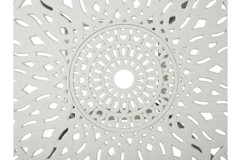 Hagebord rundt 90 cm Hvit ANCONA - Hvit - Hagemøbler & utemiljø - Hagebord - Spisebord ute