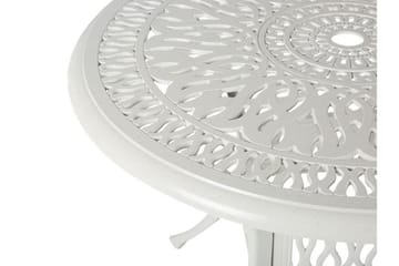 Hagebord rundt 90 cm Hvit ANCONA - Hvit - Hagemøbler & utemiljø - Hagebord - Spisebord ute