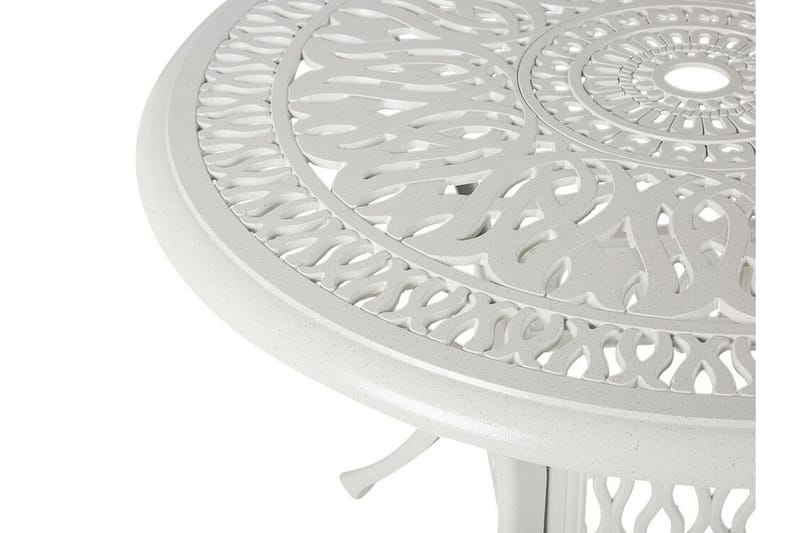 Hagebord rundt 90 cm Hvit ANCONA - Hvit - Hagemøbler & utemiljø - Hagebord - Spisebord ute