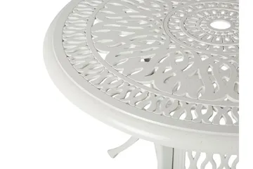 Hagebord rundt 90 cm Hvit ANCONA - Hvit - Hagemøbler & utemiljø - Hagebord - Spisebord ute