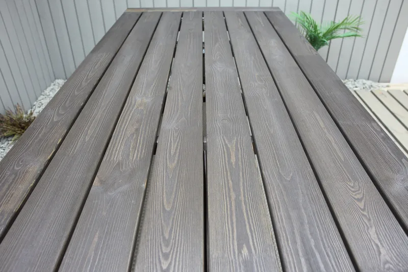 Hains Fasta Spisebord 220 cm - Brun - Hagemøbler & utemiljø - Hagebord - Spisebord ute