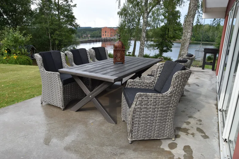 Hains Fasta Spisebord 220 cm - Shabby Chic - Hagemøbler & utemiljø - Hagebord - Spisebord ute