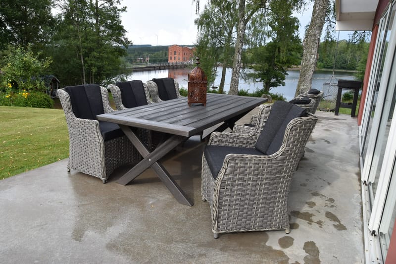 Hains Fasta Spisebord 220 cm - Shabby Chic - Hagemøbler & utemiljø - Hagebord - Spisebord ute