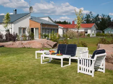 Hillerstorp Gotland Bord 60x120 cm - Hvit - Hagemøbler & utemiljø - Hagebord - Spisebord ute