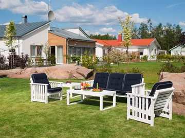 Hillerstorp Gotland Bord 60x120 cm - Hvit - Hagemøbler & utemiljø - Hagebord - Spisebord ute