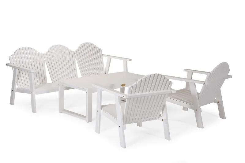 Hillerstorp Gotland Bord 60x120 cm - Hvit - Hagemøbler & utemiljø - Hagebord - Spisebord ute
