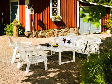 Hillerstorp Gotland Bord 60x120 cm - Hvit - Hagemøbler & utemiljø - Hagebord - Spisebord ute