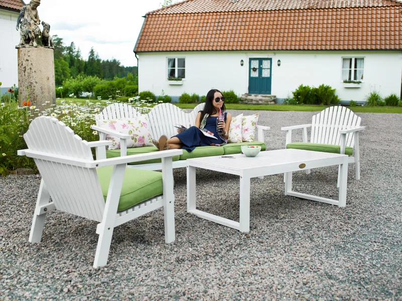 Hillerstorp Gotland Bord 60x120 cm - Hvit - Hagemøbler & utemiljø - Hagebord - Spisebord ute