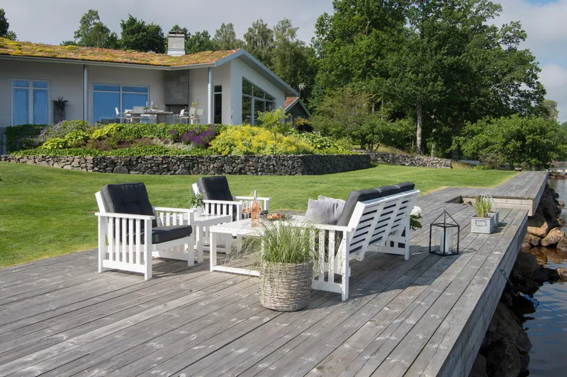Hillerstorp Gotland Bord 60x120 cm - Hvit - Hagemøbler & utemiljø - Hagebord - Spisebord ute