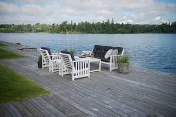 Hillerstorp Gotland Bord 60x120 cm - Hvit - Hagemøbler & utemiljø - Hagebord - Spisebord ute