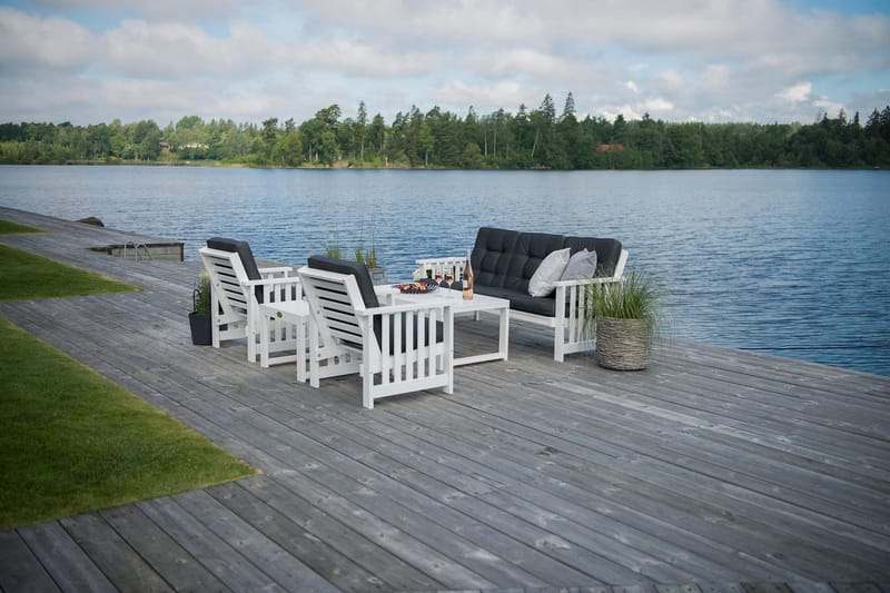 Hillerstorp Gotland Bord 60x120 cm - Hvit - Hagemøbler & utemiljø - Hagebord - Spisebord ute