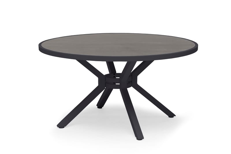 Hillerstorp Hånger Spisebord Utendørs 140 cm Rund Svart, Hillerstorp