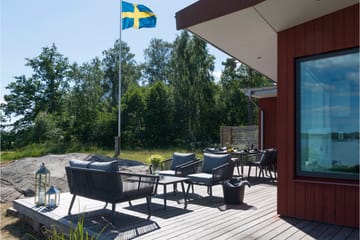 Hillerstorp Hunneslätt Bord 90X150 Cm - Svart|Grå - Hagemøbler & utemiljø - Hagebord - Spisebord ute