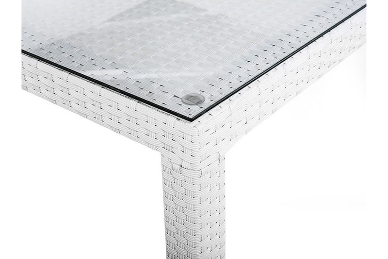 Italy Hagebord 220 cm - Hvit - Hagemøbler & utemiljø - Hagebord - Spisebord ute